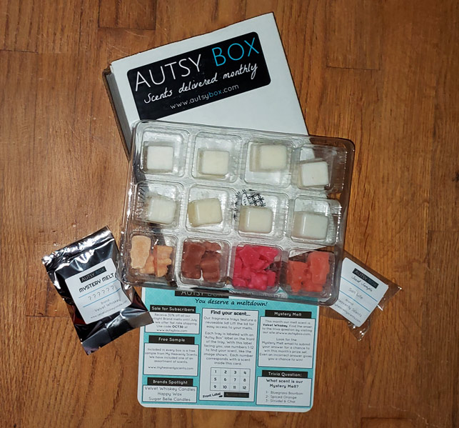 Autsy Box Subscription Wax Melts Review