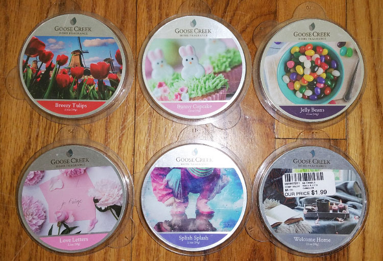 Goose Creek Candle Wax Melt Reviews - March 2019