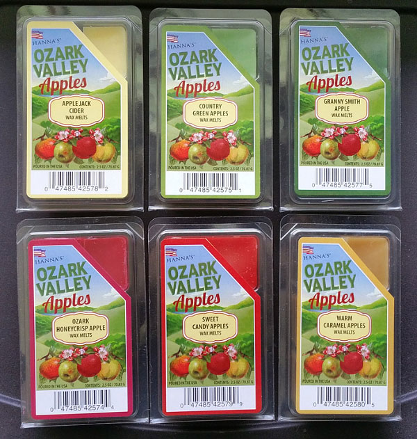 Hanna's Candle (Candlemart) Ozark Valley Apples Wax Melt Reviews