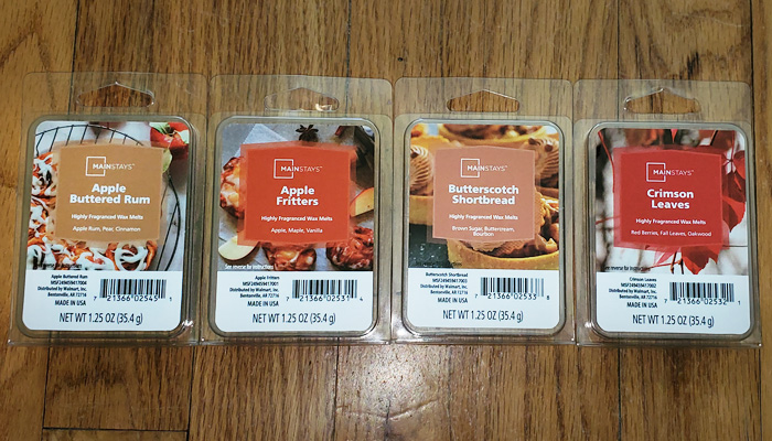 Mainstays (Walmart) Fall 2022 Wax Melt Reviews