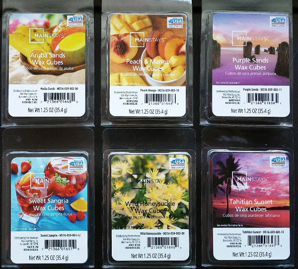 Mainstays (Walmart) Wax Melt Reviews - Spring 2016