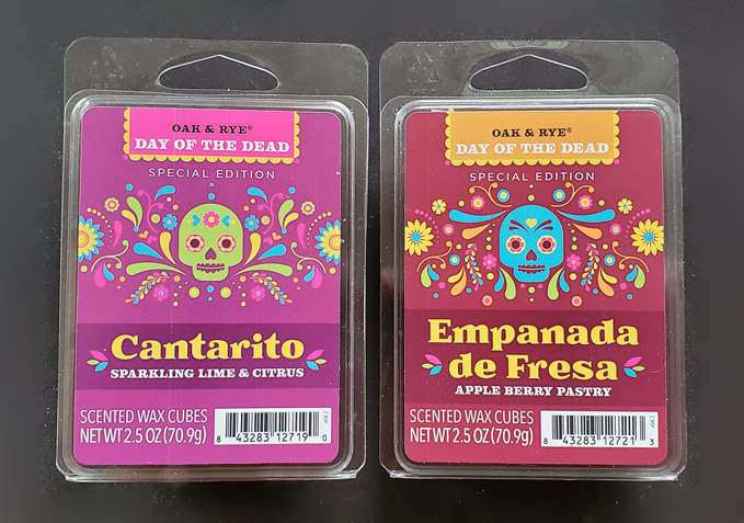 Oak & Rye Day of the Dead Wax Melts Reviews - Fall 2021