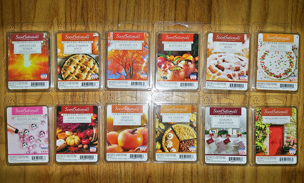 ScentSationals Fall 2021 Wax Melts Reviews 