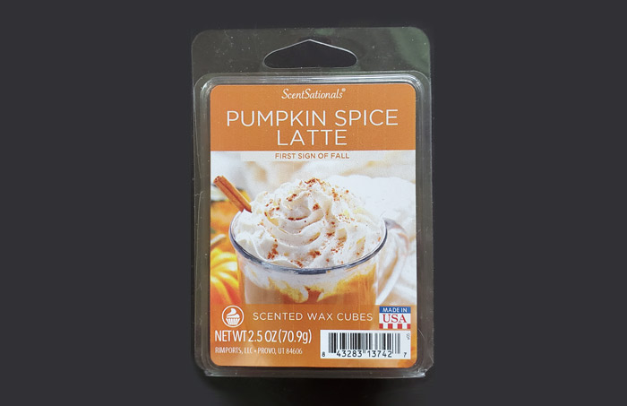 ScentSationals Pumpkin Spice Latte Wax Melt Review