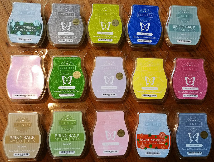 Scentsy Bars Wax Melt Reviews - June 2016