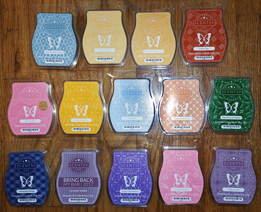 Scentsy Bars Wax Melt Reviews - October 2017