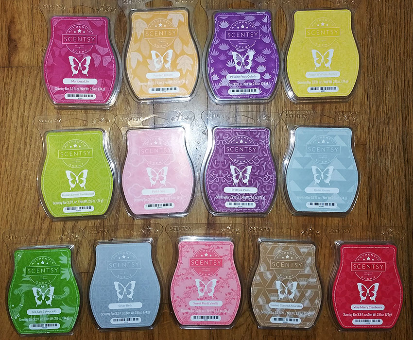 Scentsy Bars Wax Melt Reviews - December 2017