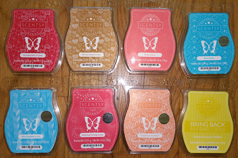 Scentsy Bars Wax Melt Reviews - June 2018