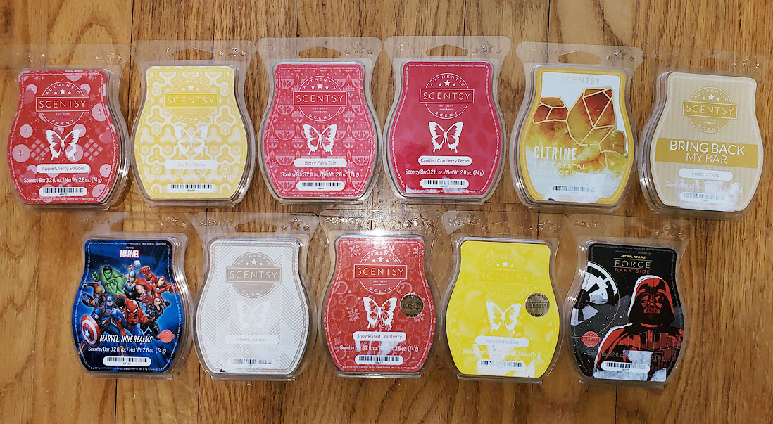 Scentsy Bars Wax Melt Reviews - November 2019