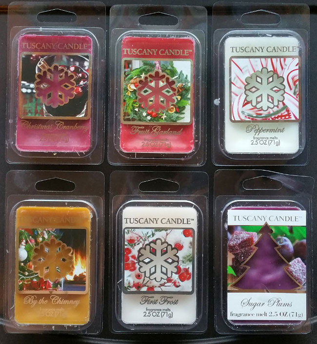 Tuscany Candle Christmas Wax Melts Reviews - 2015