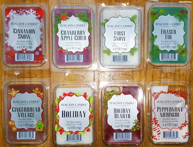 Tuscany Candle Christmas Wax Melts Reviews - 2017