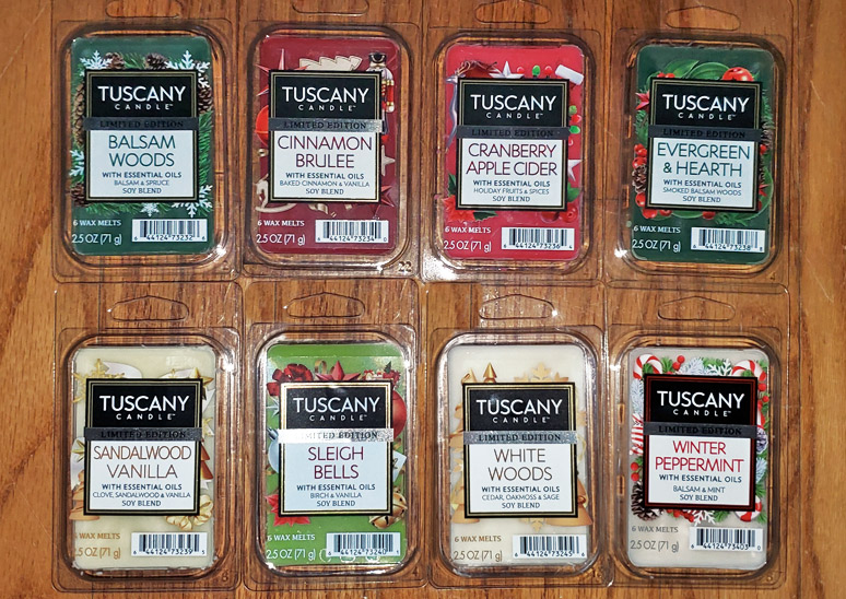 Tuscany Candle Christmas Wax Melts Reviews - 2021