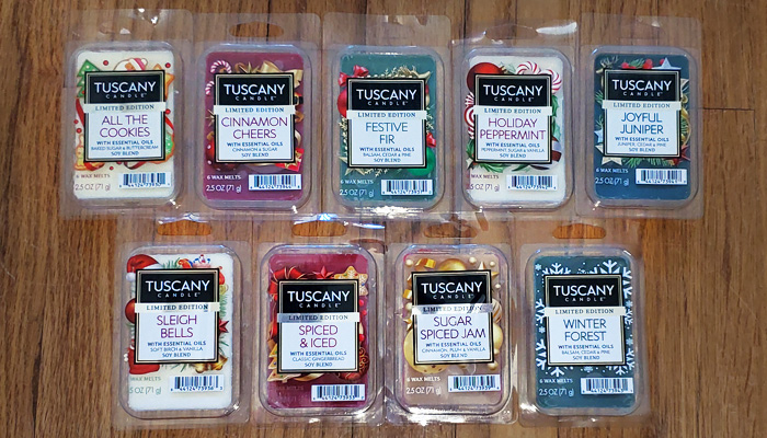 Tuscany Candle Scented Wax Melts (Varieties in Drop Down) New Scents Added  03/21