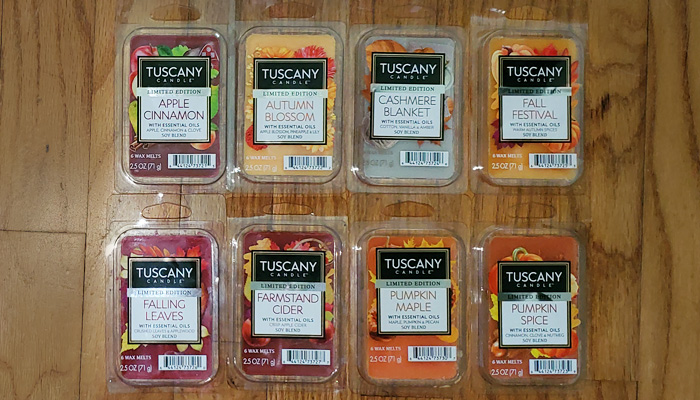 Tuscany Candle Fall Wax Melts Reviews - 2022